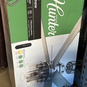 Hunter Brushed Nickel Ceiling Fan with Remote